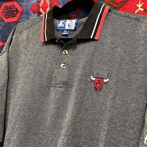 Starter Chicago Bulls polo T-shirt, size XXL